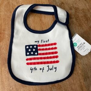 NWT Carter’s “My First 4th of July” Bib